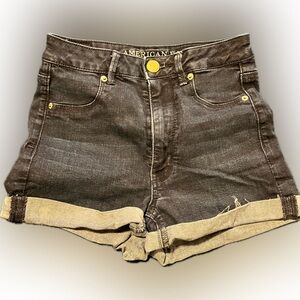 American Eagle Women’s Dark Wash Jean Shorts 2
